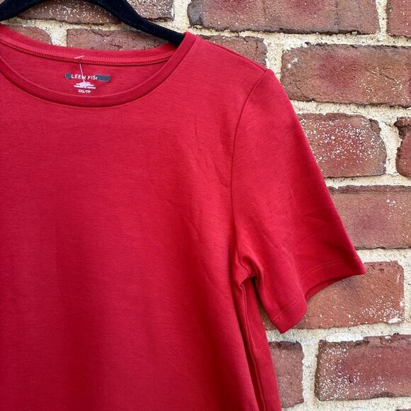 Eileen Fisher Women's $79 Organic Cotton Interlock Crew Neck Tee XXS - Picture 4 of 8